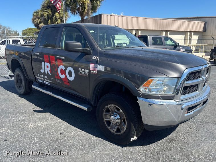image for item DU0395 2018 RAM 2500 Crew Cab pickup truck