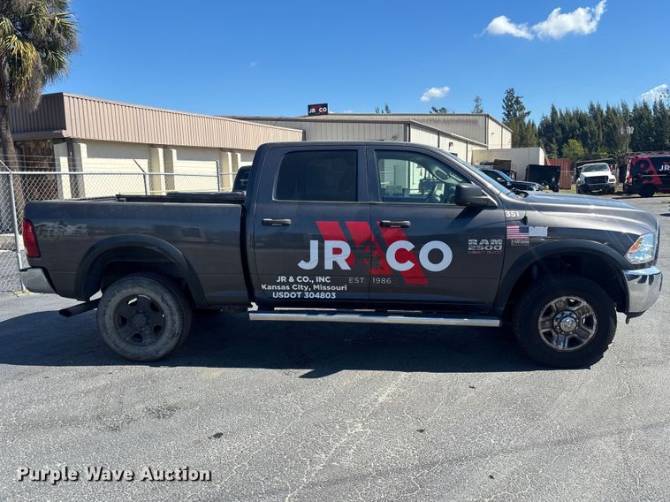 image for item DU0395 2018 RAM 2500 Crew Cab pickup truck