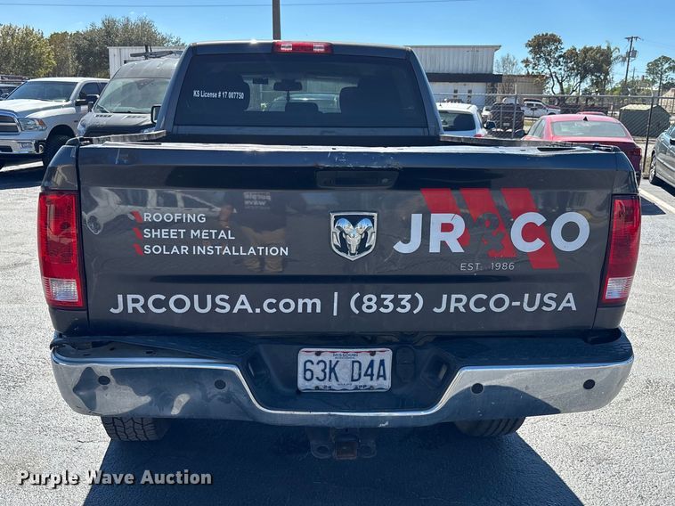 image for item DU0395 2018 RAM 2500 Crew Cab pickup truck