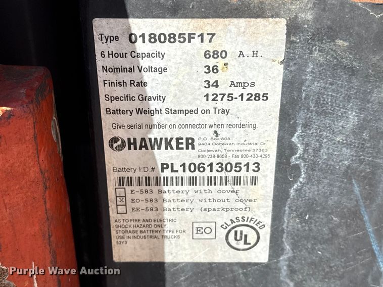 image for item DZ5188 Toyota 7FBCU18 forklift