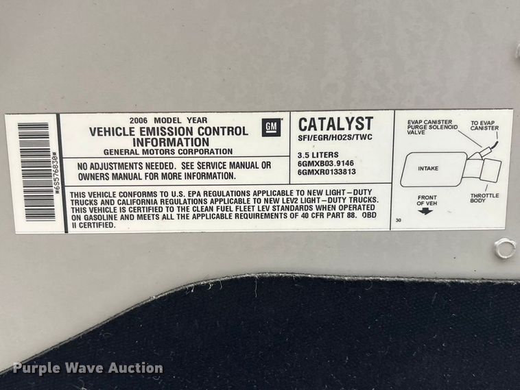 image for item EA4472 2006 Buick Rendezvous SUV