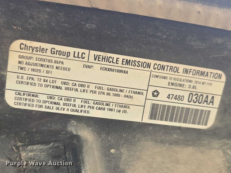 image for item EA5469 2014 Jeep Grand Cherokee SUV
