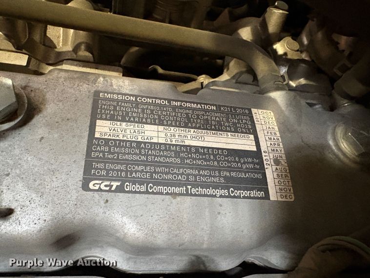 image for item EC8275 2016 UniCarriers PF50 forklift