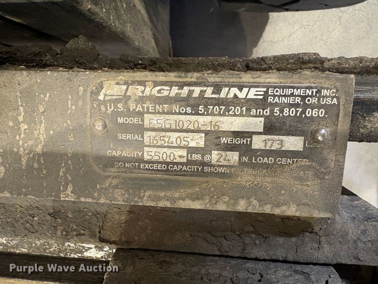 image for item EC8276 2016 UniCarriers PF50 forklift