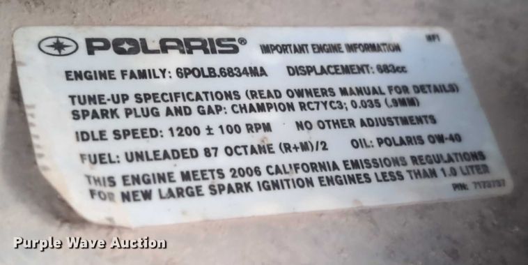 image for item EG2747 2003 Polaris Ranger utility vehicle