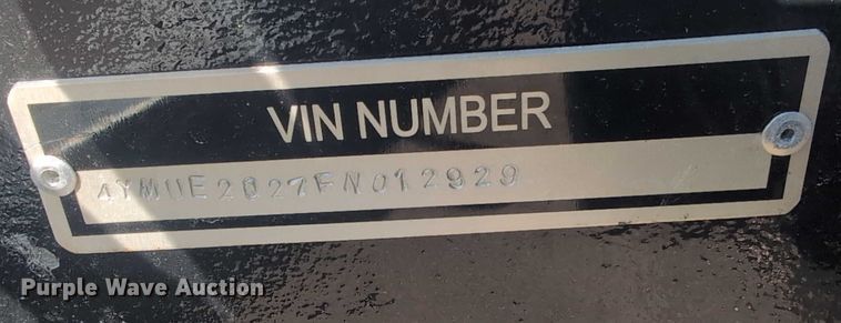 image for item EG2752 2015 Carry-On utility trailer