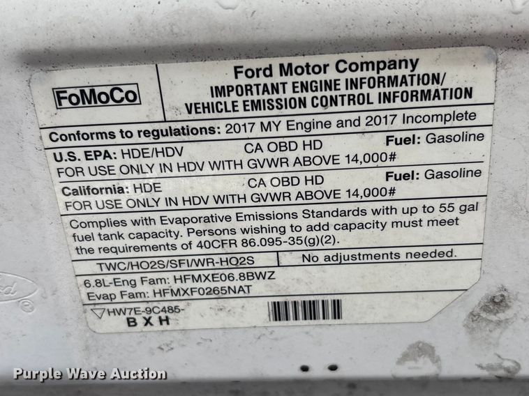 image for item EM5024 2018 Starcraft Ford E450 Super Duty shuttle bus