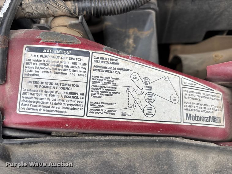 image for item EM5027 2001 Ford F550 truck cab and chassis