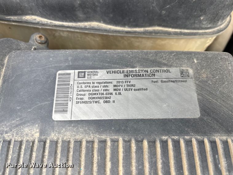 image for item EM5032 2013 Chevrolet Silverado 3500HD Crew Cab utility bed pickup truck