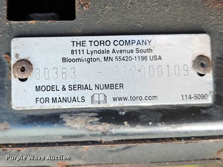 image for item EO7080 Toro Groundsmaster 7210 with Polar Trac system