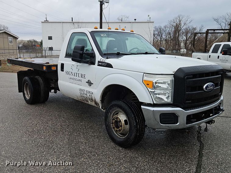 image for item EO7092 2011 Ford F350 dump flatbed pickup truck