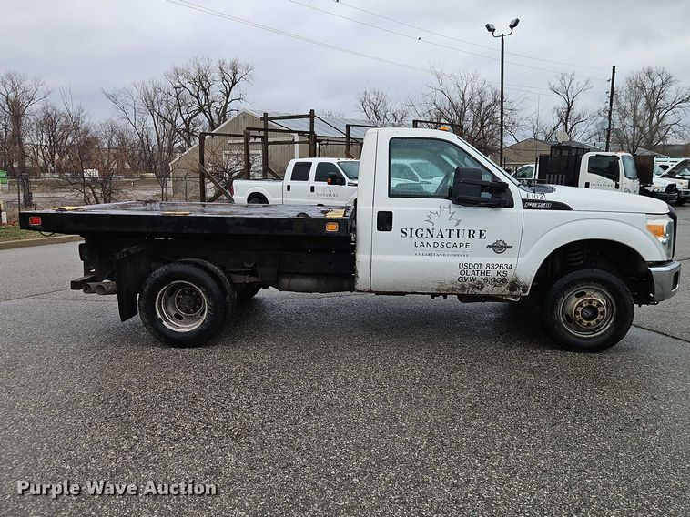 image for item EO7092 2011 Ford F350 dump flatbed pickup truck