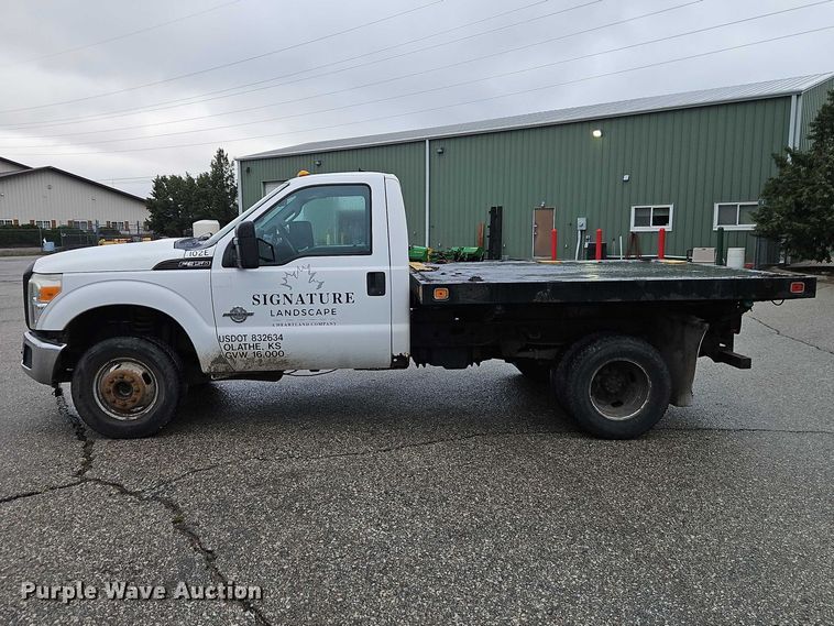 image for item EO7092 2011 Ford F350 dump flatbed pickup truck