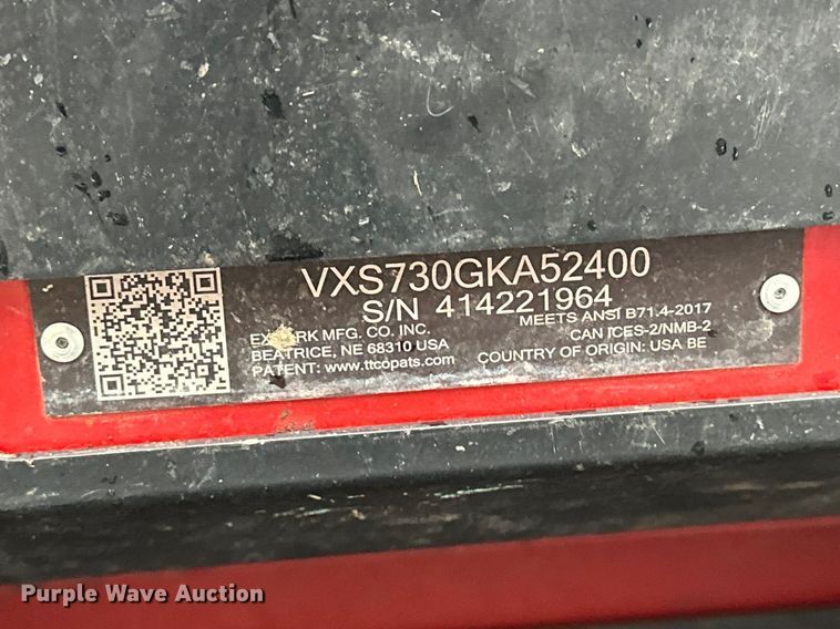 image for item EO7094 Exmark Vertex ZTR lawn mower