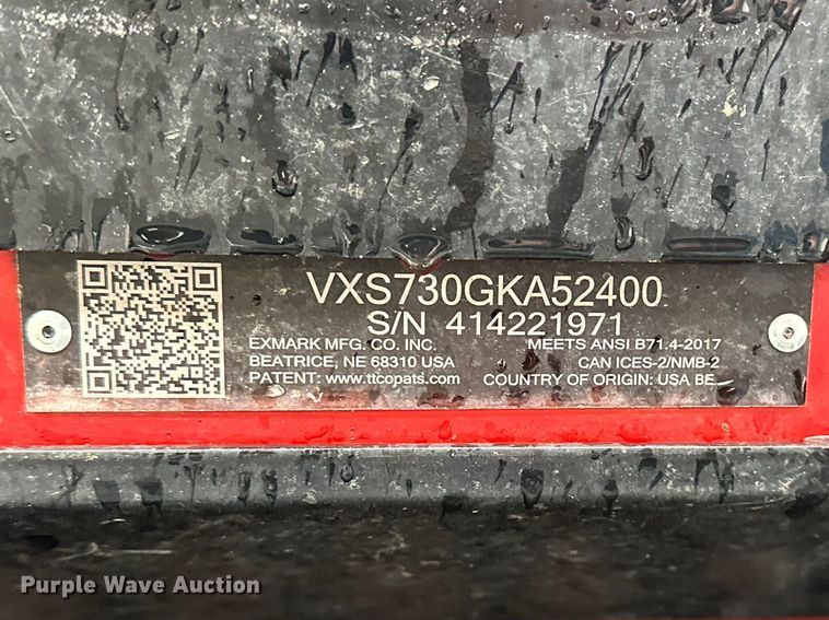 image for item EO7095 Exmark Vertex ZTR lawn mower