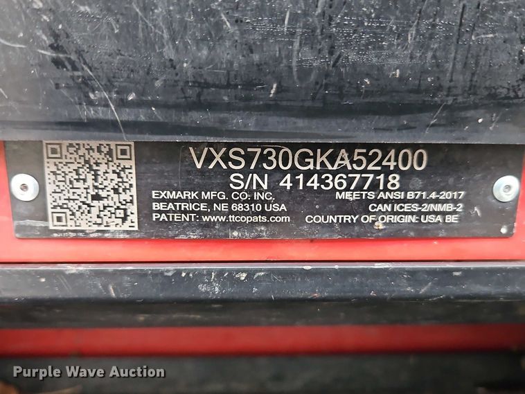 image for item EO7096 Exmark Vertex ZTR lawn mower