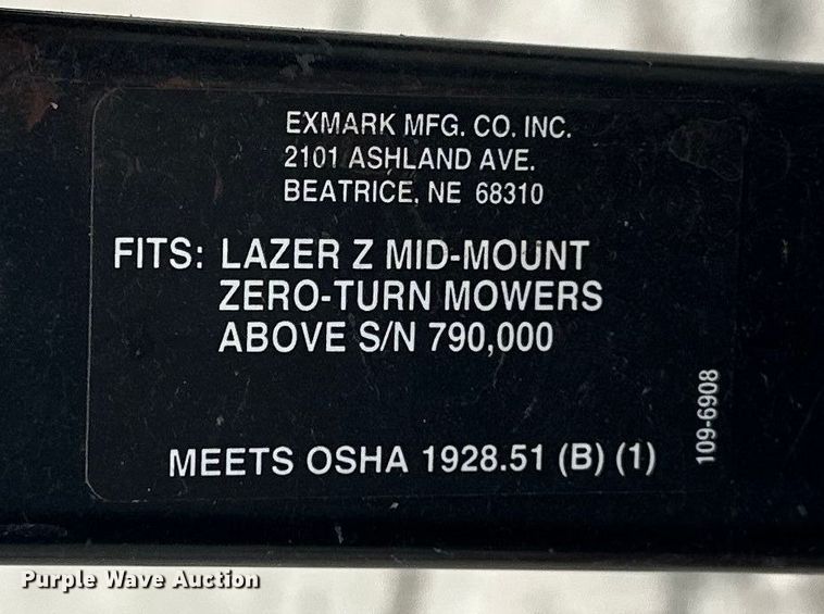 image for item EO7099 Exmark Lazer Z ZTR lawn mower
