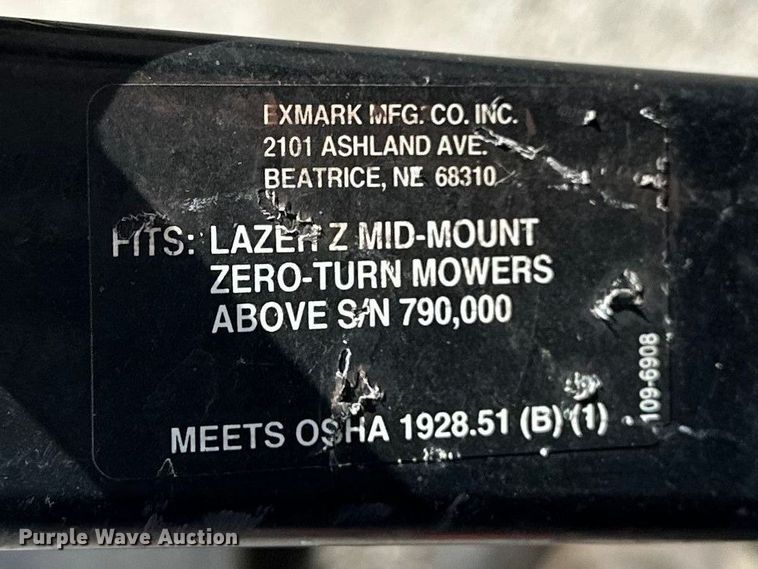 image for item EO7102 (4) Exmark Vertex ZTR lawn mower