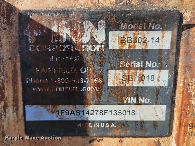 image for item EO7108 2008 Finn BB302-14 bark blower