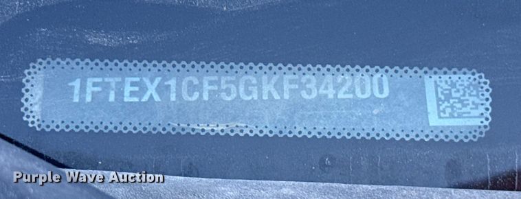 image for item ES5906 2016 Ford F150 XL Ext. Cab pickup truck