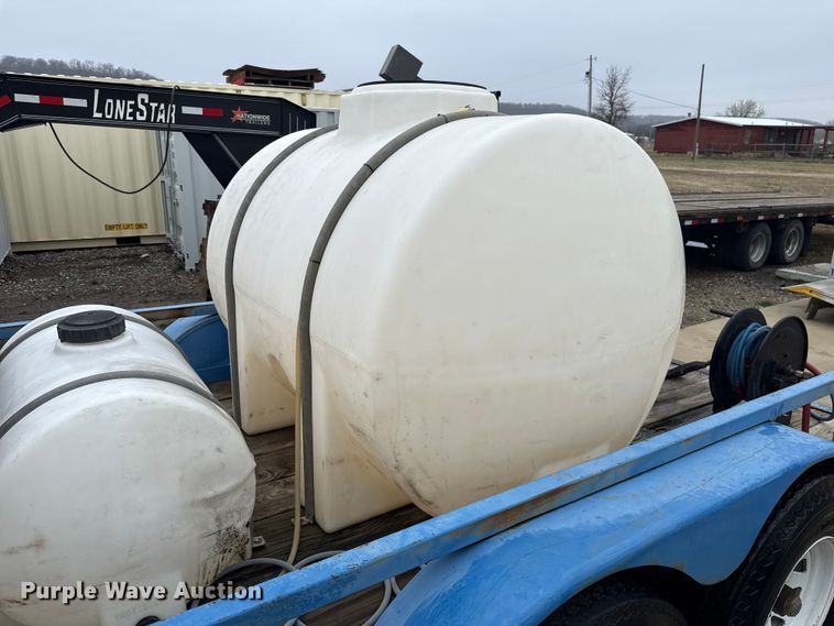 image for item ES5933 Utility trailer with Alkota pressure washer