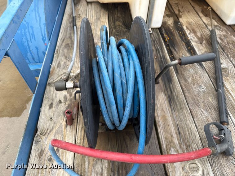 image for item ES5933 Utility trailer with Alkota pressure washer