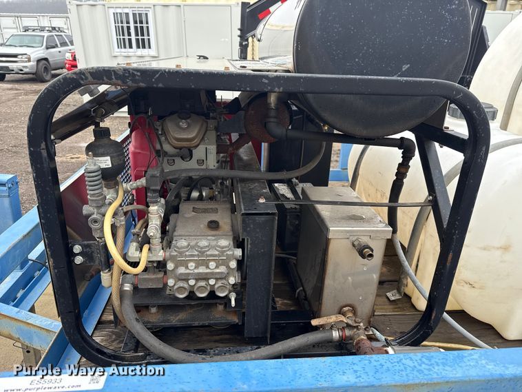 image for item ES5933 Utility trailer with Alkota pressure washer