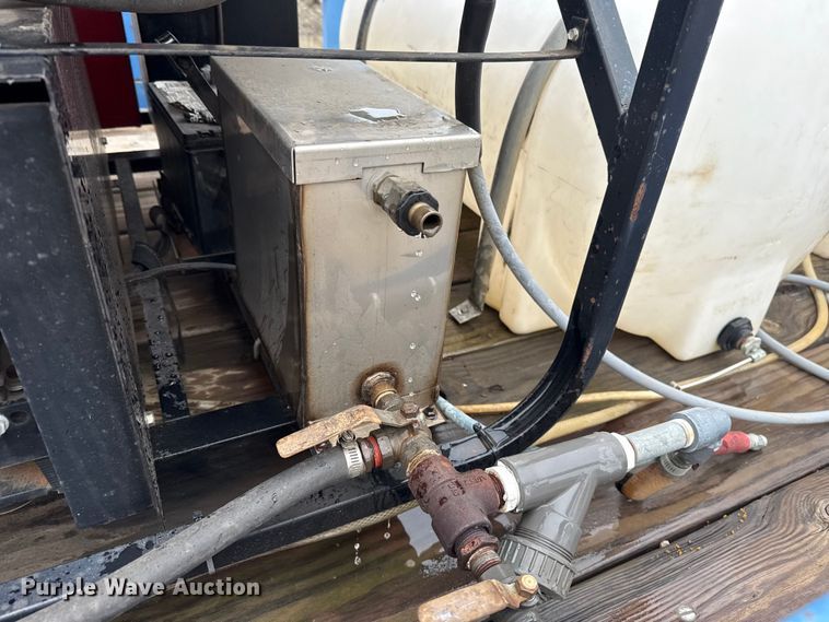 image for item ES5933 Utility trailer with Alkota pressure washer