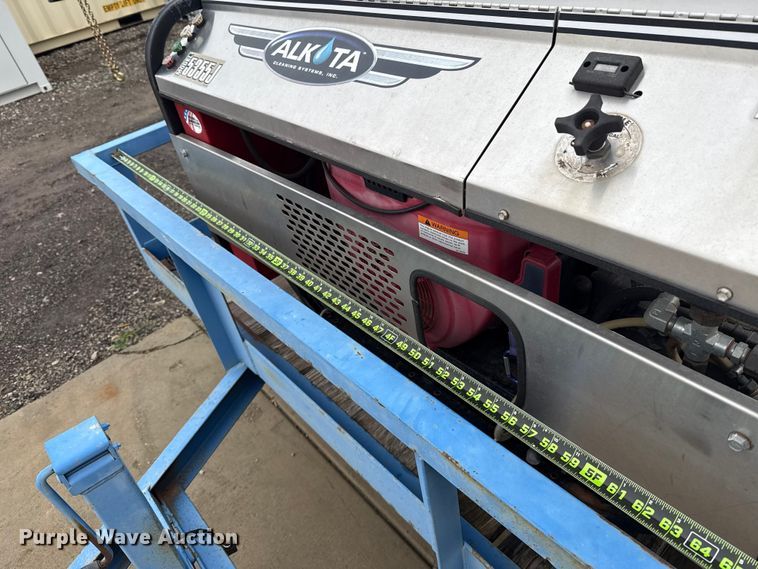 image for item ES5933 Utility trailer with Alkota pressure washer