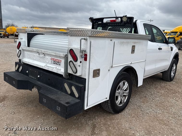 image for item ES5949 2021 Ford Ranger Ext. Cab utility bed pickup truck