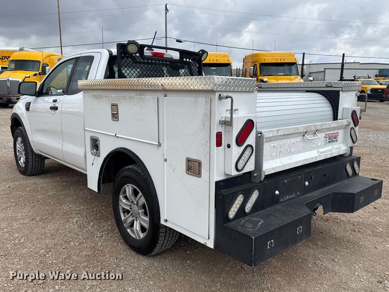 image for item ES5949 2021 Ford Ranger Ext. Cab utility bed pickup truck