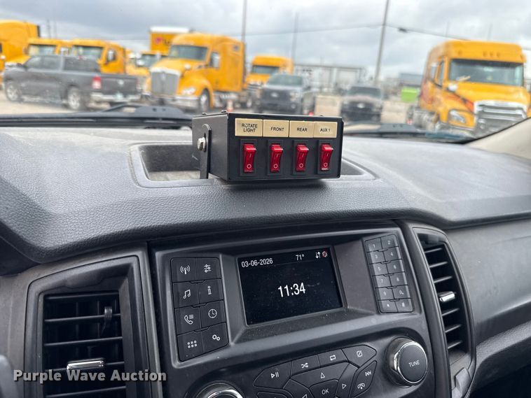 image for item ES5949 2021 Ford Ranger Ext. Cab utility bed pickup truck