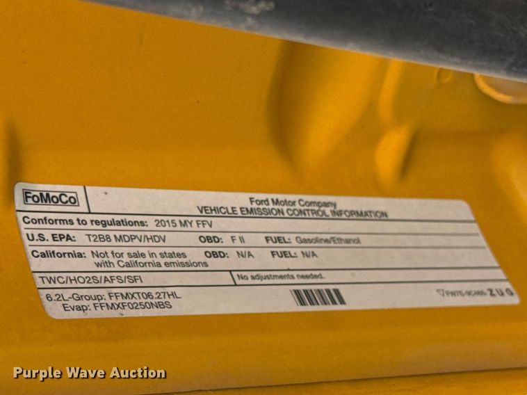 image for item ES5950 2015 Ford F350 Super Duty utility bed pickup truck