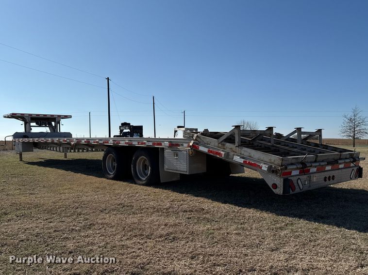 image for item ES5953 2008 Alum-Line drop deck equipment trailer