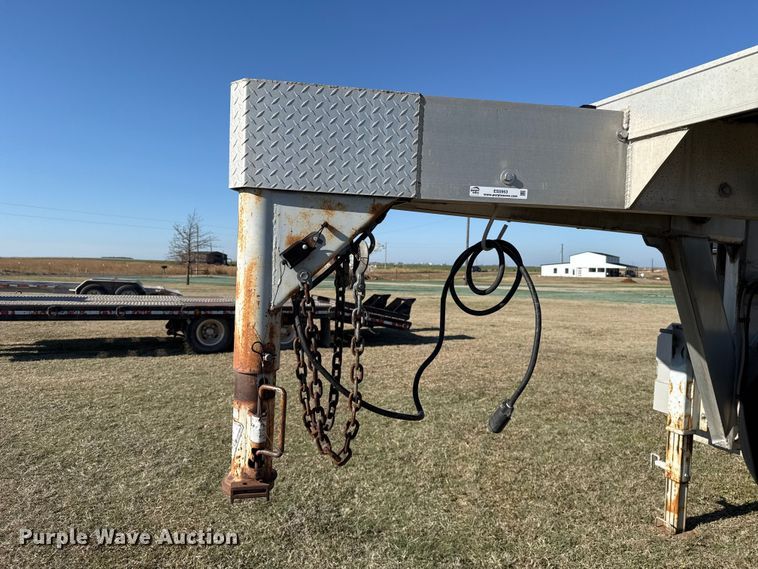 image for item ES5953 2008 Alum-Line drop deck equipment trailer