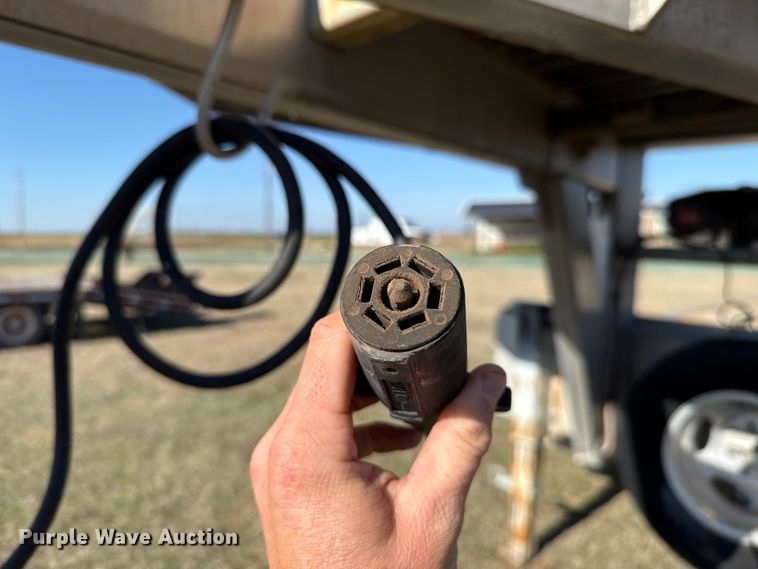 image for item ES5953 2008 Alum-Line drop deck equipment trailer