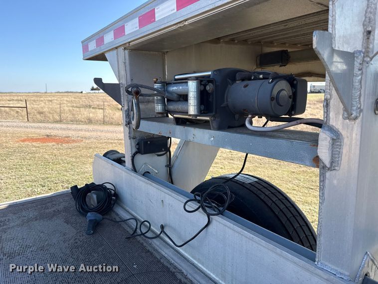 image for item ES5953 2008 Alum-Line drop deck equipment trailer