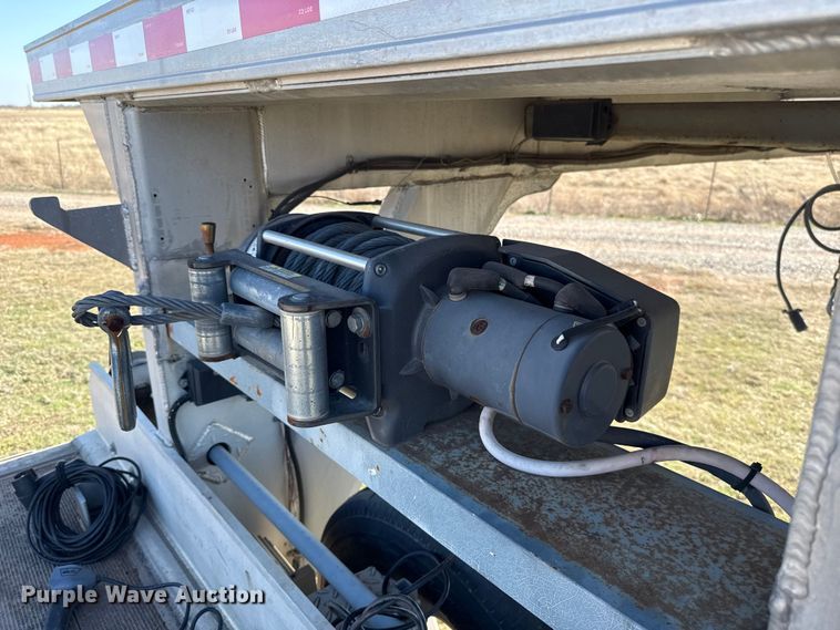 image for item ES5953 2008 Alum-Line drop deck equipment trailer