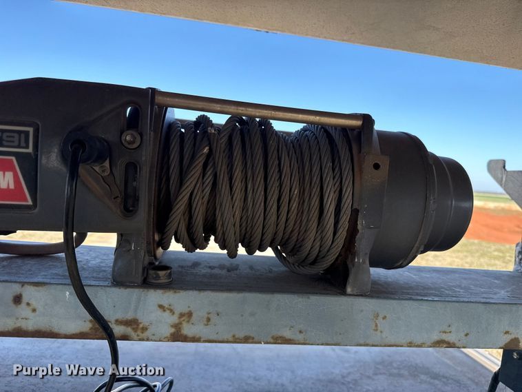 image for item ES5953 2008 Alum-Line drop deck equipment trailer