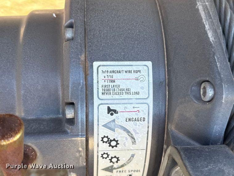 image for item ES5953 2008 Alum-Line drop deck equipment trailer