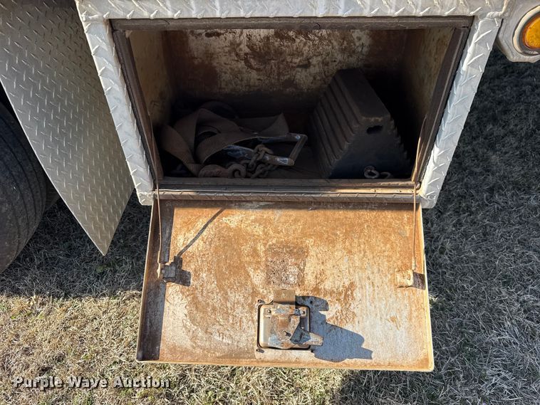 image for item ES5953 2008 Alum-Line drop deck equipment trailer