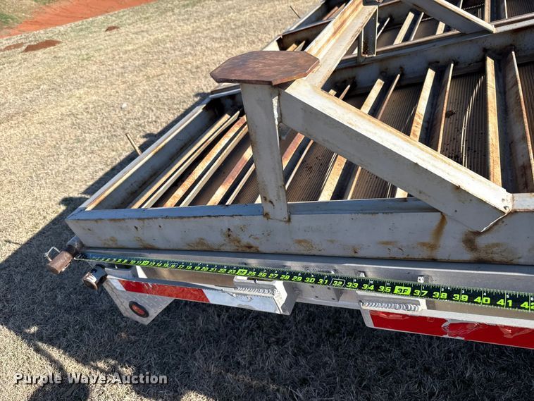 image for item ES5953 2008 Alum-Line drop deck equipment trailer