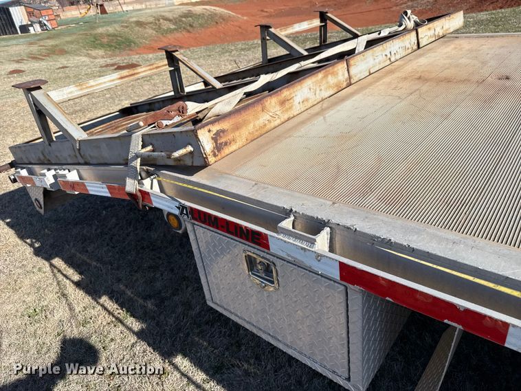 image for item ES5953 2008 Alum-Line drop deck equipment trailer