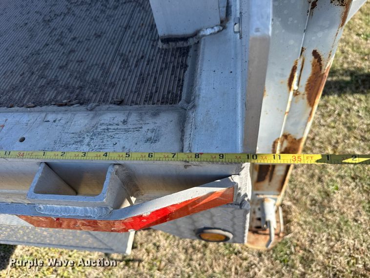 image for item ES5953 2008 Alum-Line drop deck equipment trailer