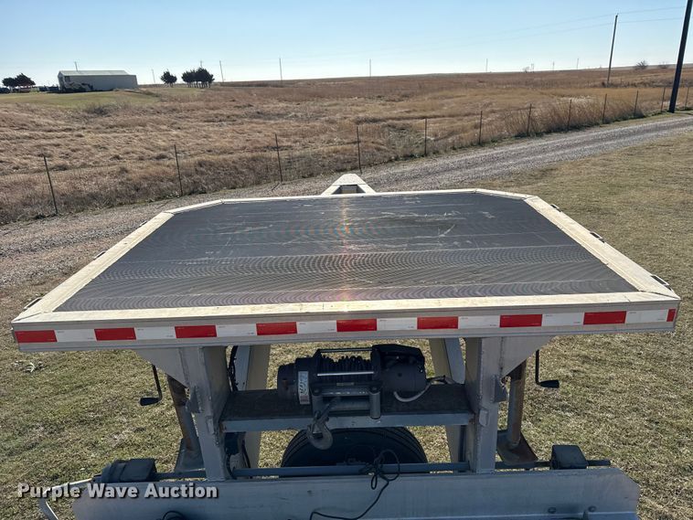 image for item ES5953 2008 Alum-Line drop deck equipment trailer