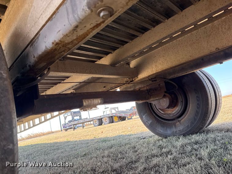 image for item ES5953 2008 Alum-Line drop deck equipment trailer