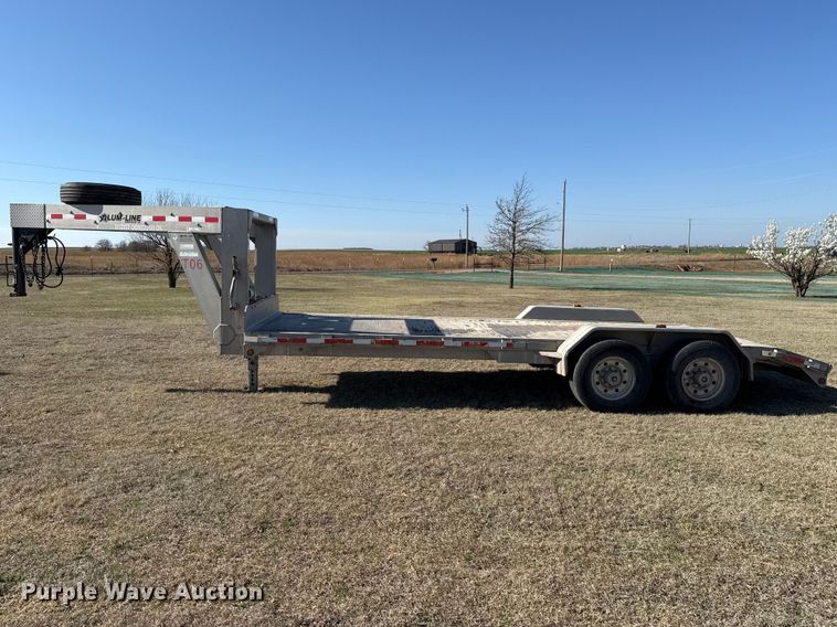 image for item ES5954 2008 Alum-Line equipment trailer