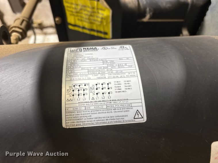 image for item ES8638 2018 Ohio ACS500B-T3-DD air compressor