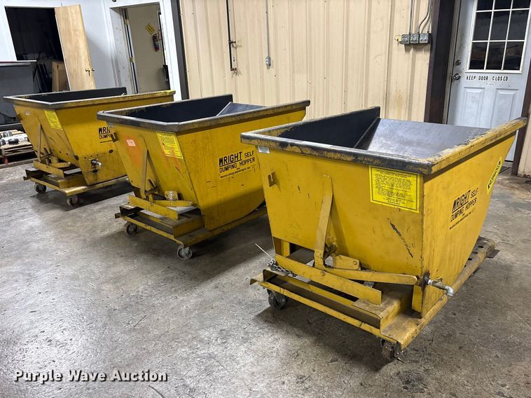 image for item ES8639  (3) Wright self dumping hoppers