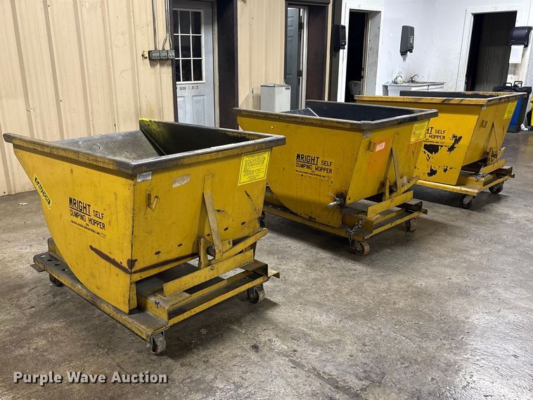 image for item ES8639  (3) Wright self dumping hoppers
